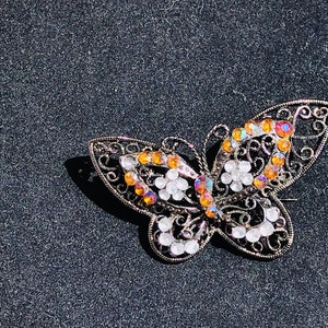 Sparkling butterfly pin!
