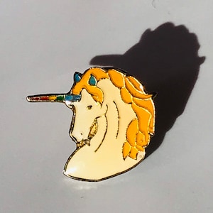 Very rare vintage cloisonné unicorn pin, vintage 1980’s jewelry, 1980’s vintage unicorn