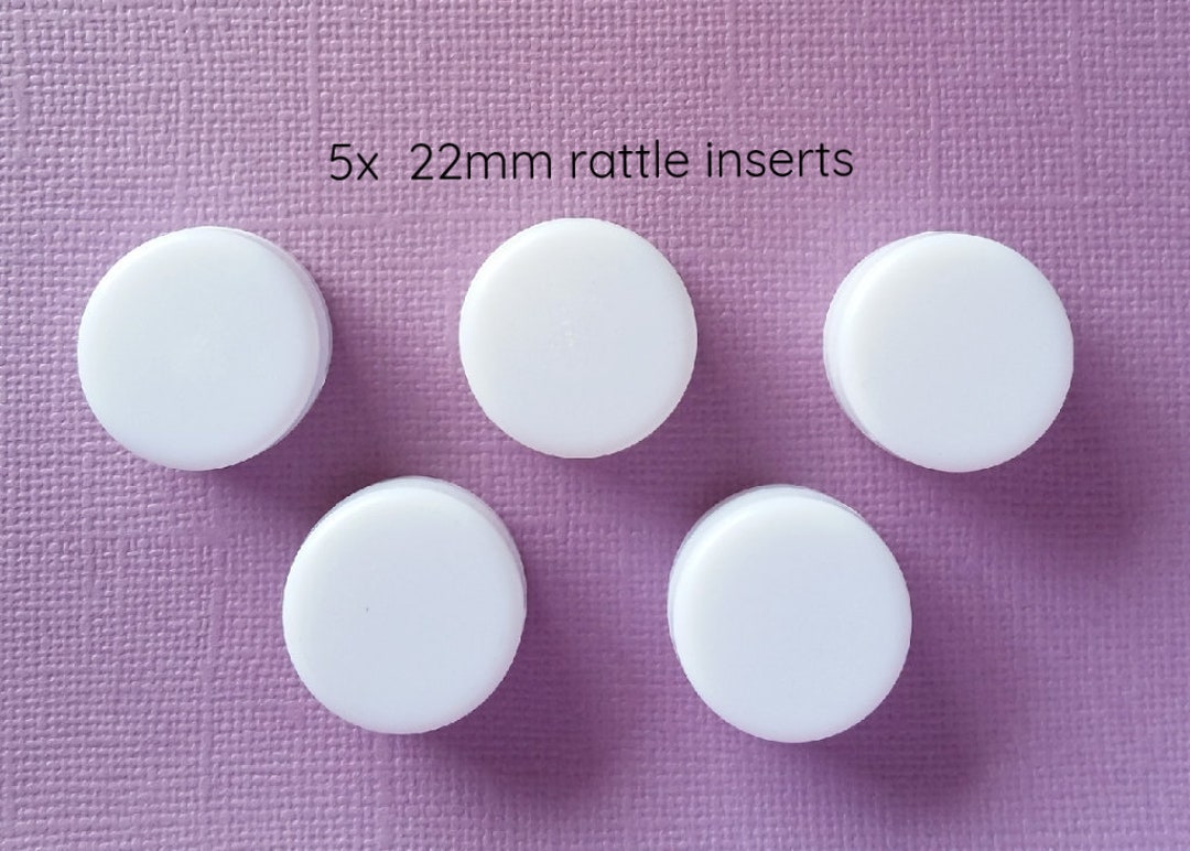 Rattle Insert, Shaker Insert, Rattle Toy Insert, Doll Making Supply, 5