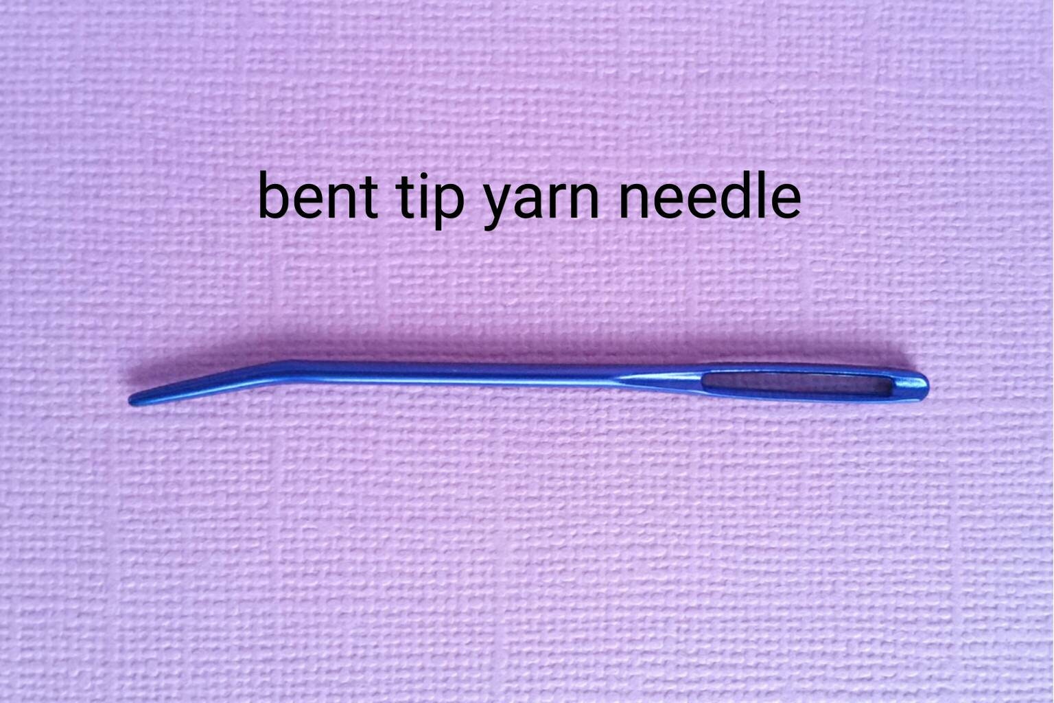 1 Bent Tip Wool Yarn Needle Large Wool Needle Blunt Tip Etsy Australia