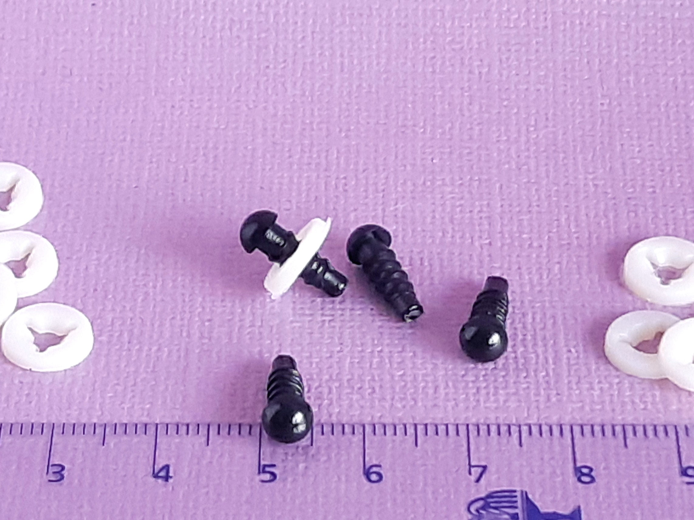 Safety Eyes 5mm Safety Eyes Black Doll Making Crochet Etsy Australia