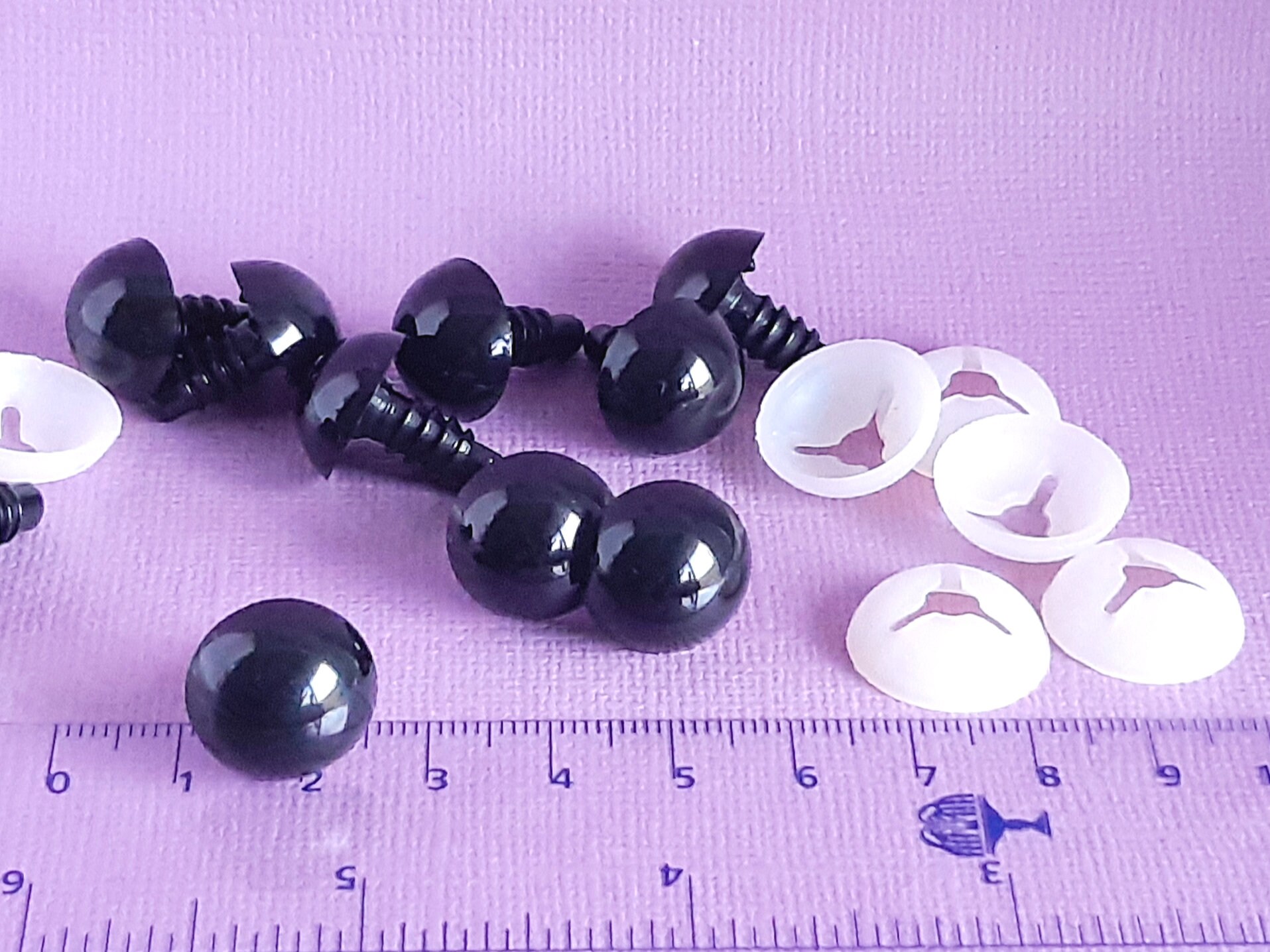 Black Safety Eyes 15mm Safety Eyes Doll Making Crochet Etsy Australia