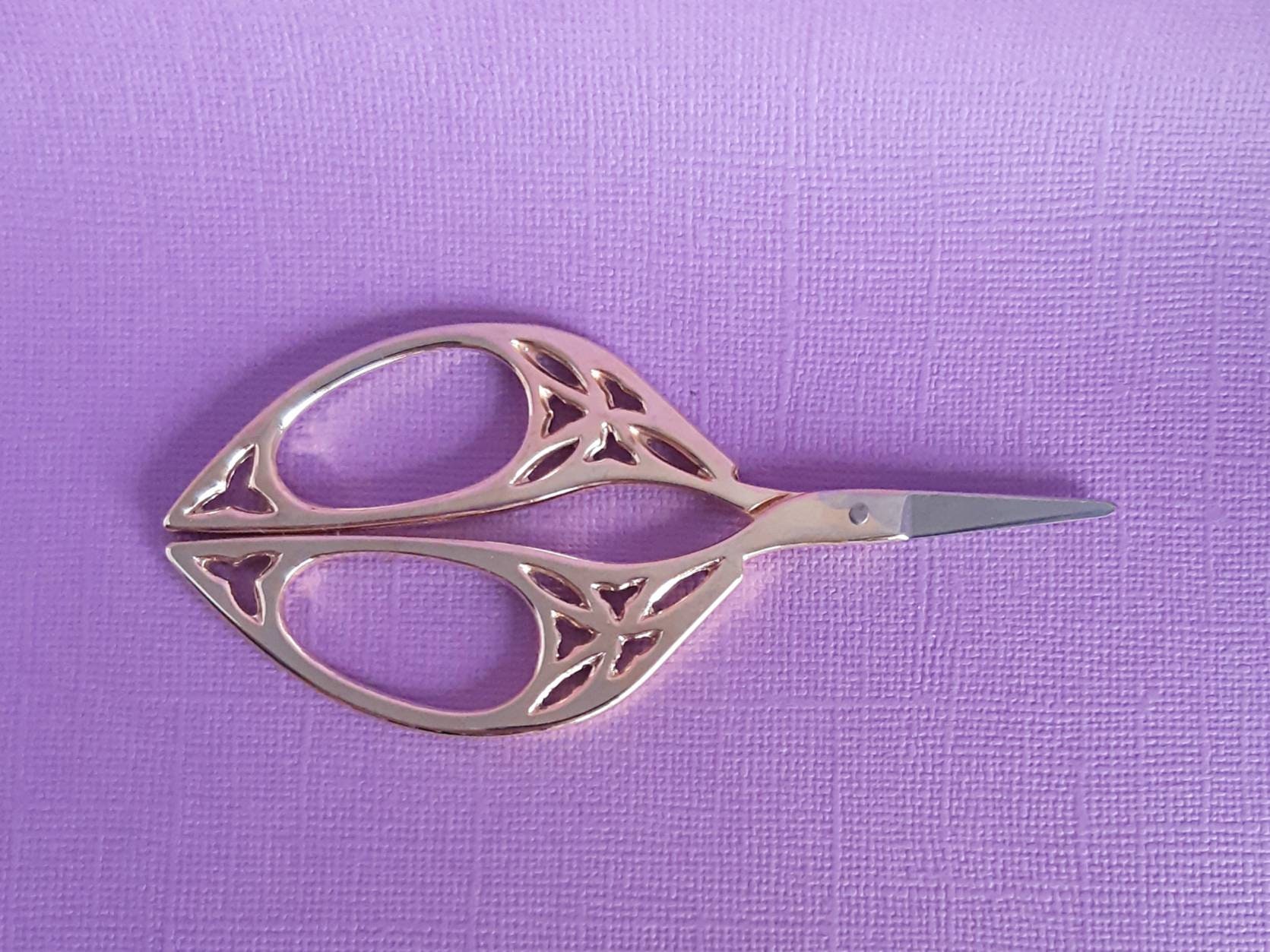 S.S 12-Pack 3.5 Inch Gold Plated Embroidery Scissors - Stainless Steel, FS-002 G