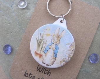 peter rabbit keychain