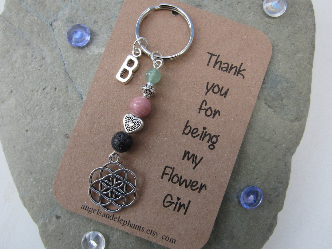 Braccialetto Personalizzato 'Will You Be My Flower Girl' - Regalo Per