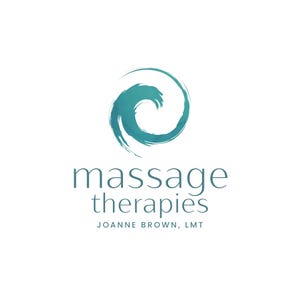 Logo massagetherapie, spa-branding, ontwerp wellness-bedrijfslogo