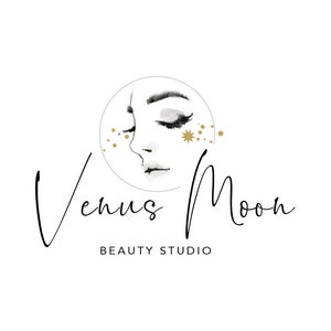 Beauty Logo, Eyelashes Logo, Beautician Logo, Premade Logo, Branding Package, Branding, Logo Design, Beauty, Spa, Lashes, Woman, Face image 1