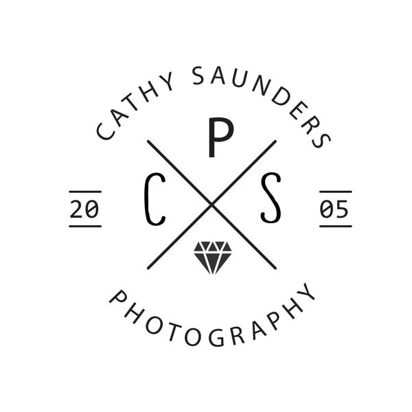 Badge Logo Design Branding Package Premade Graphics Custom Text Clean Monogram Photography Modern Hipster Black White