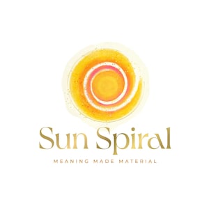 Sun Spiral Logo, Orange, Gold and Yellow Branding Kit