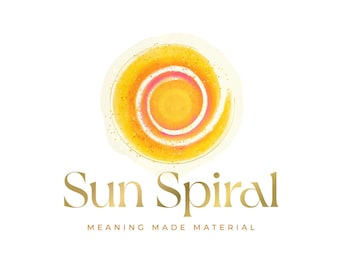 Sun Spiral Logo, Orange, Gold and Yellow Branding Kit