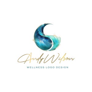 Pacote de logotipo de treinador de bem-estar, kit de marca personalizável, logotipo de terapeuta holístico, identidade de marca pronta para você