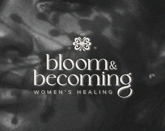 Unique Luxury Logo Design, One of a Kind Elegant Brand Kit