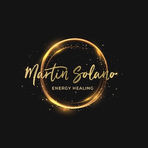 Gold Circle Logo, Energy Logo, Enso Logo Design, Spiritual Logo, Healing Logo, Yoga Logo, Masculine Logo, Phoenix Logo, Black, Magic Logo