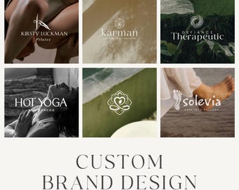 Custom Brand Design, Full Suite Logo, Branding and Creative Direction