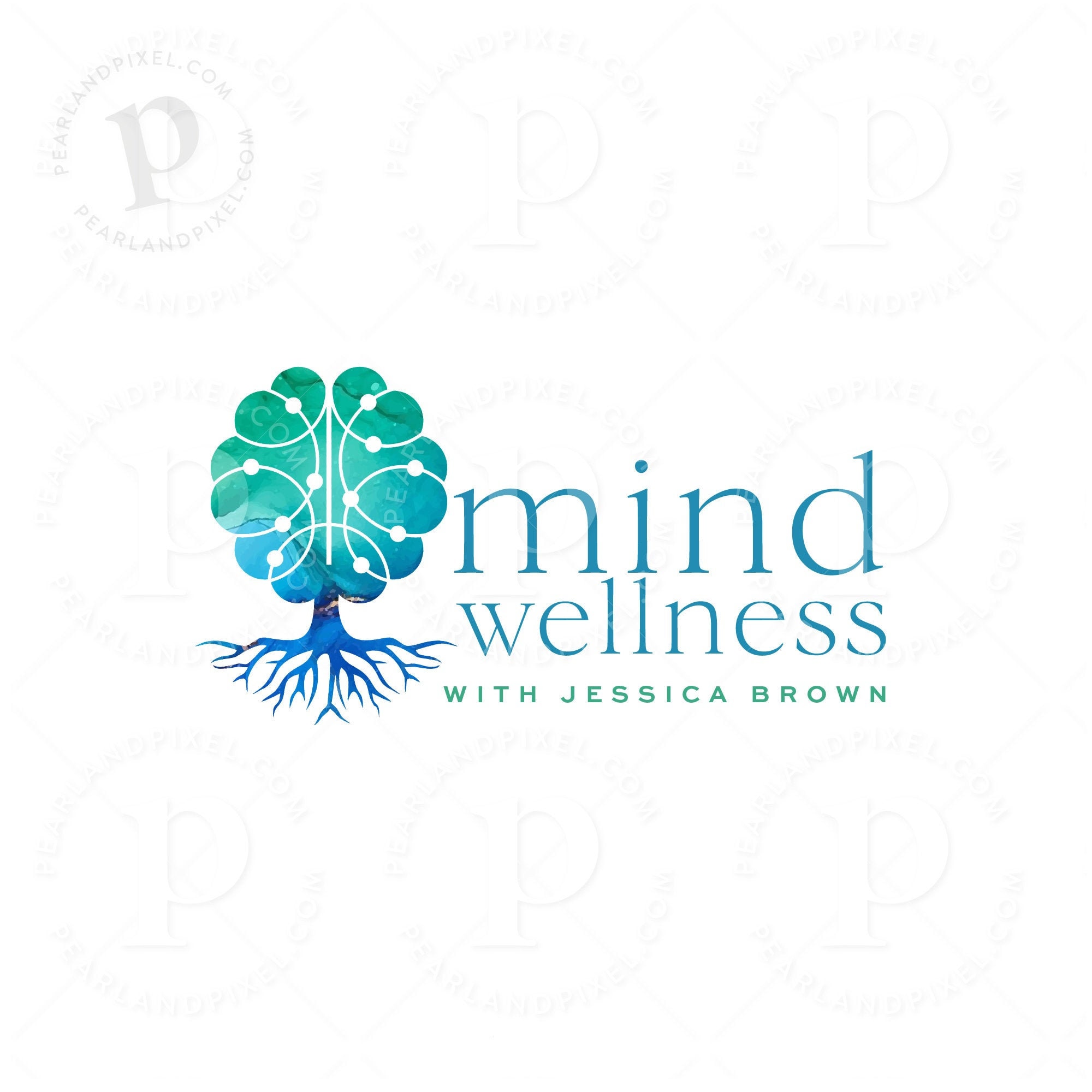 Brain Logo Design Mind Wellness Logo Psychotherapy Logo | Etsy India
