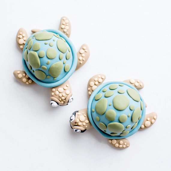 Turtle Cake Toppers | Etsy