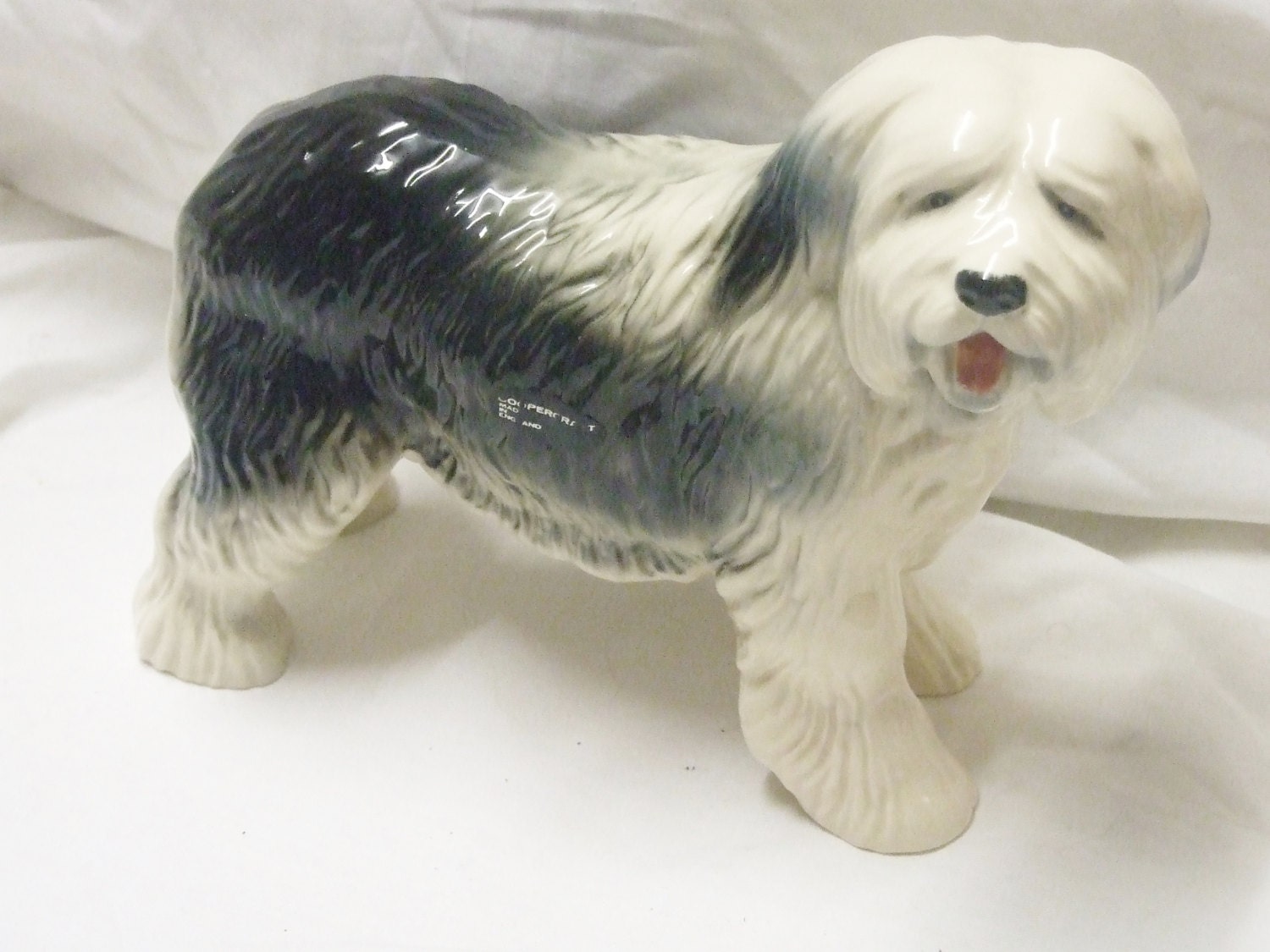Old English sheepdog figurine Coopercraft dog figurine dog Etsy