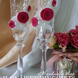 Quinceañera Glasses Sweet 16 Personalized Toasting Bling Wedding Day Champagne Wine Flutes Beach Modern Birthday Hen Party Table Favors Gift