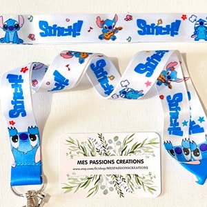 Tour de cou, Cordon porte clefs, Lanière, Carte de bus, Pass Navigo  ou porte carte/badge  réf 85 ... STIT