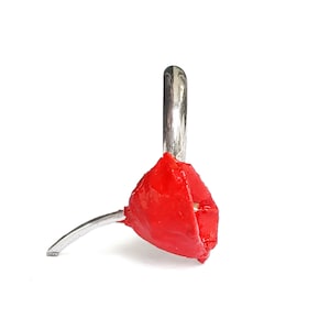 Anello Fiori di Campo - Papavero versione argento