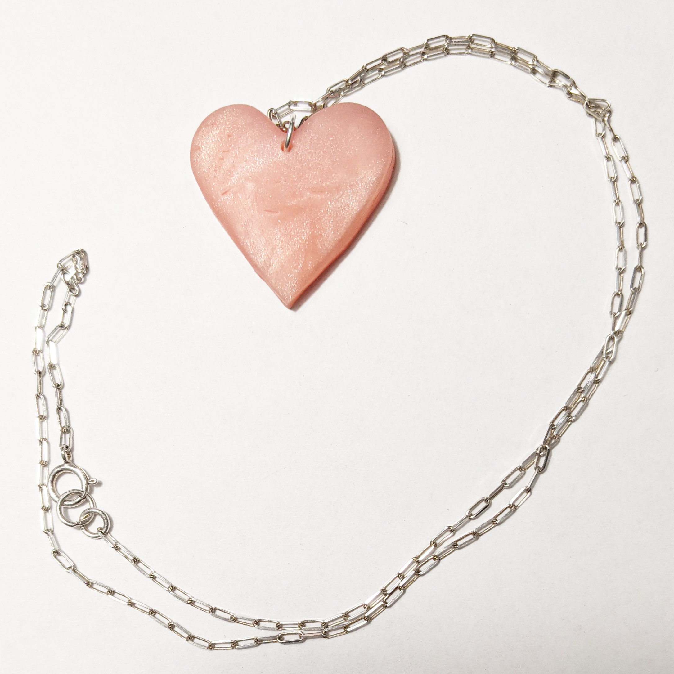 Collana Girocollo Argento Zirconi E Centrale Cuore Rosa - Chic Ad Hoc - Foto 9