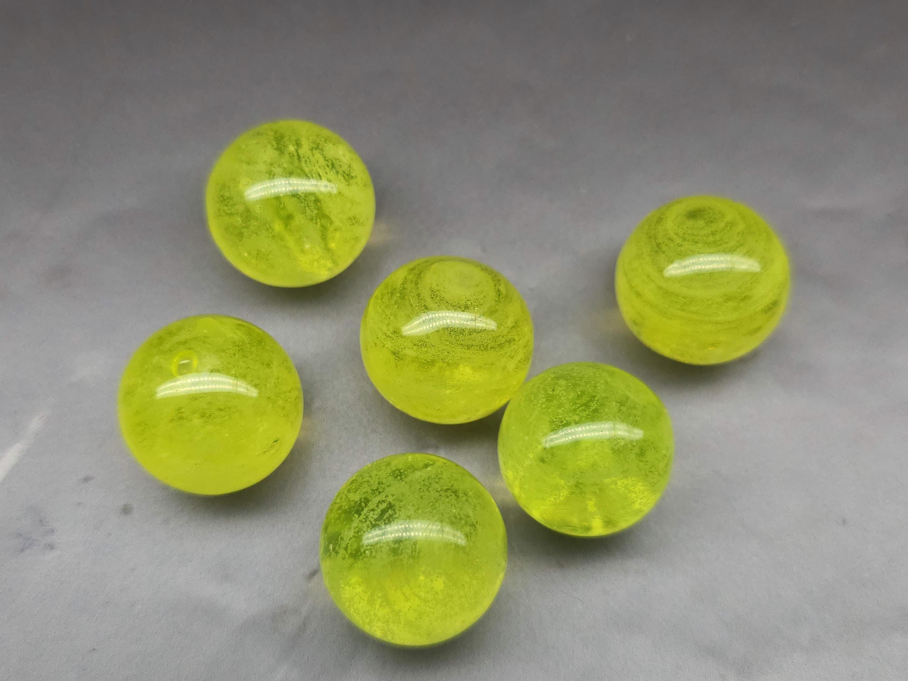 ウランガラス - 球形/オーブ - 蓄光 - 20 mm - Etsy 日本
