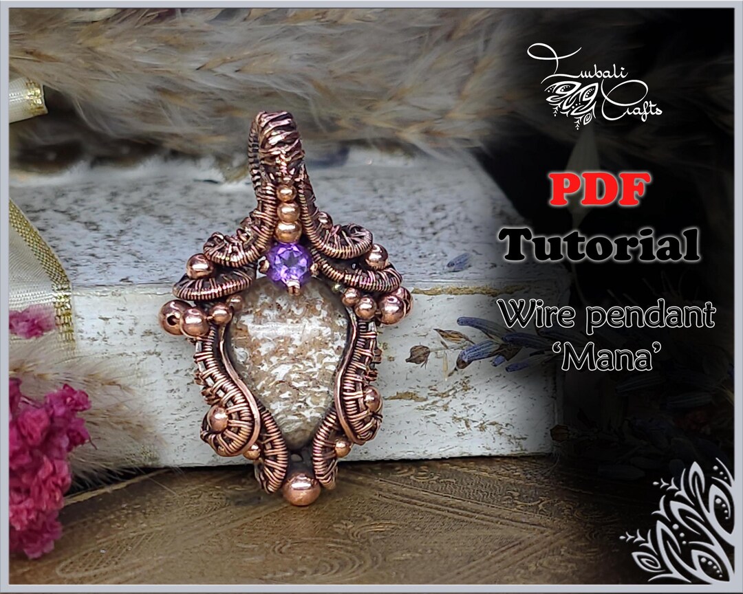 PDF Tutorial - Mana Pendant - Etsy New Zealand