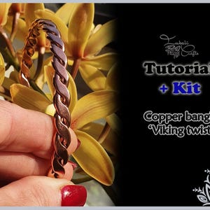 Kit + PDF tutorial - Viking twist bracelet