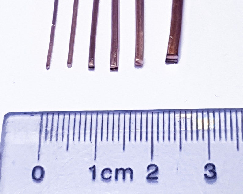 Square Copper Wire Dead Soft 1m 5m 10m Etsy