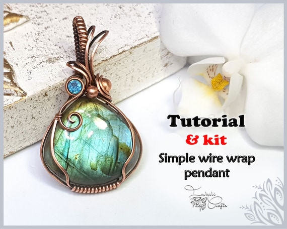 KIT Video Tutorial Simple Wire Wrap Pendant Copper Pendant
