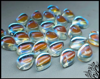 Aura cabochon - pear - 14 mm