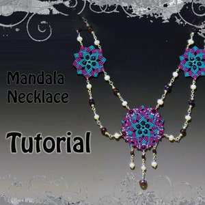 TUTORIAL - Mandala Halskette - natürliche Edelstein Halskette