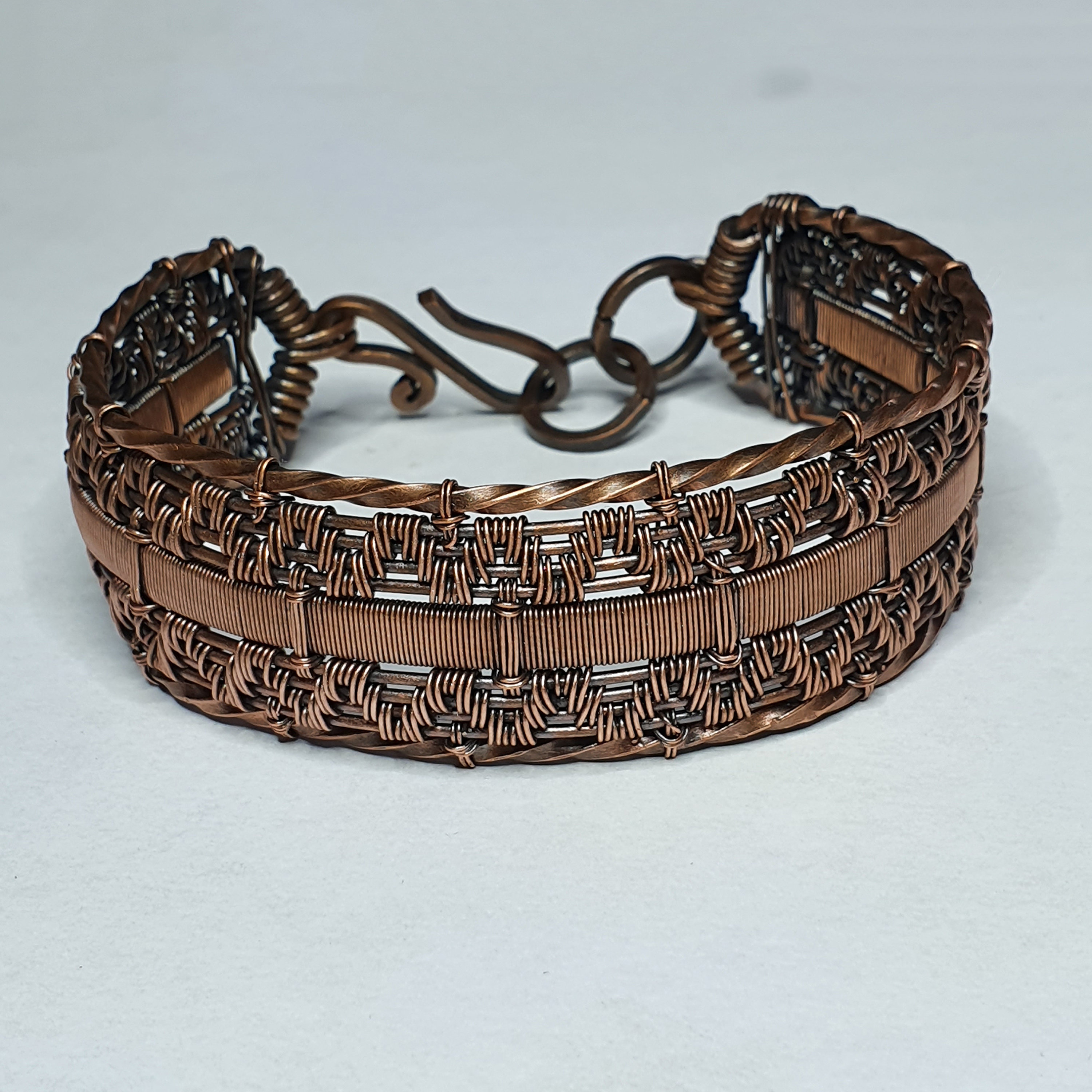 TUTORIAL - Cuff Bracelet - Wire Wrap Bracelet Tutorial - DIY Jewellery ...