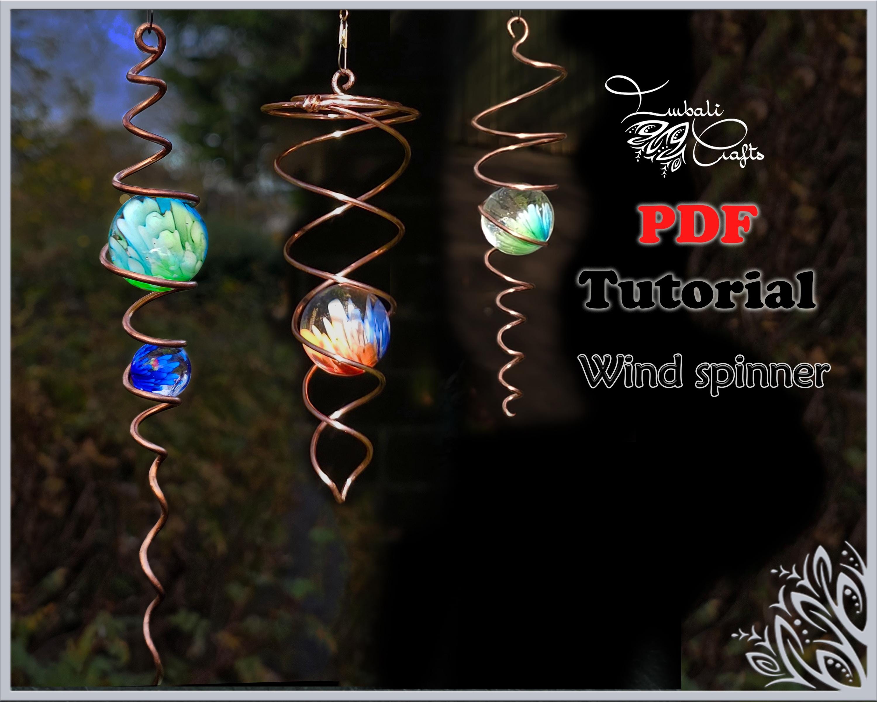 PDF Tutorial - Double Sided Star & Wind Spinner - Wire Weaving Pattern ...
