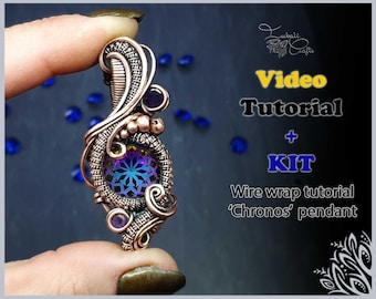 Kit + VIDEO tutorial - Chronos pendant