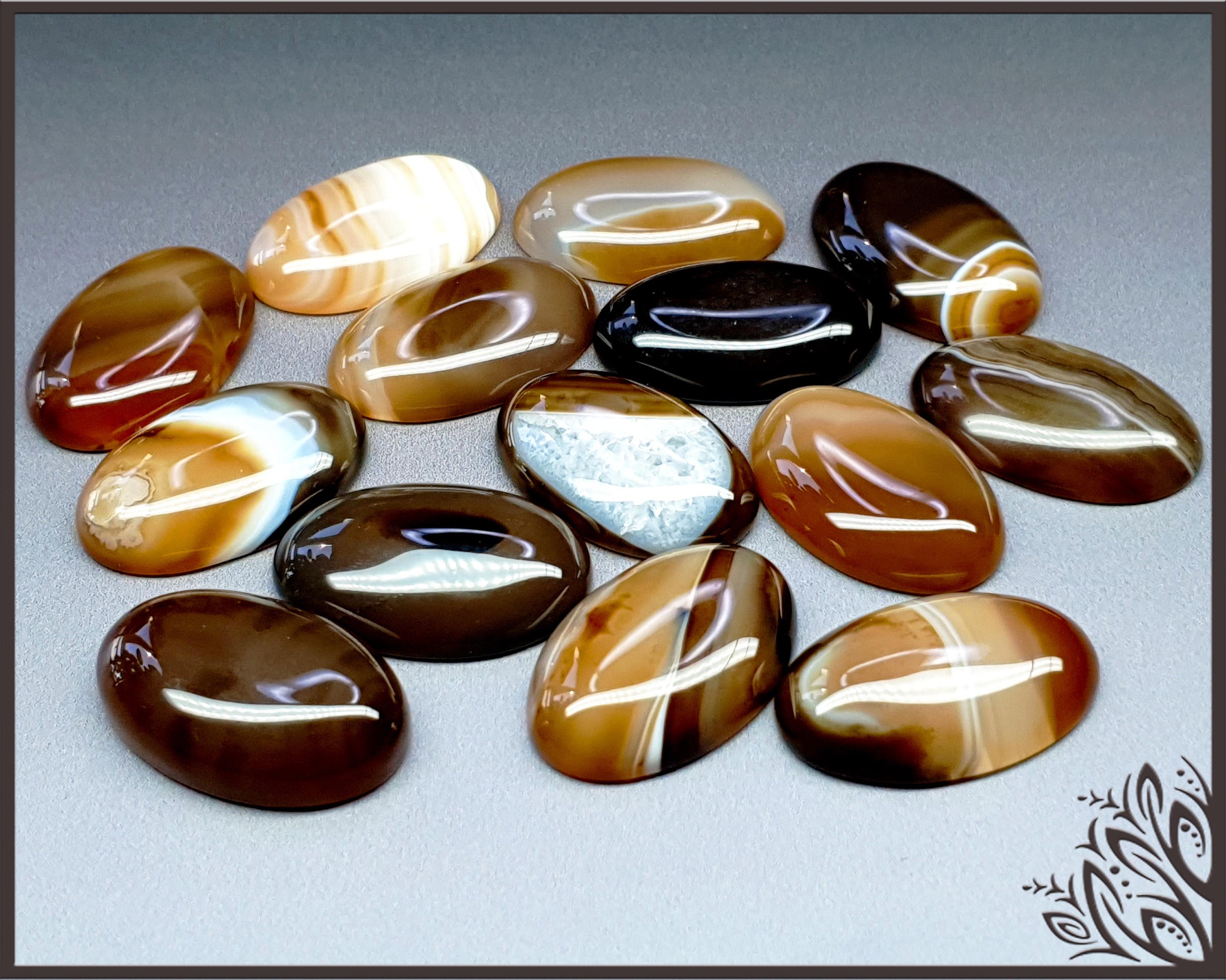 Beige gemstone best sale
