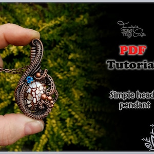 TUTORIAL - heady wire weave pendant
