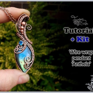Kit + VIDEO tutorial - Antheia pendant