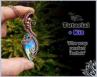 Kit + VIDEO tutorial - Antheia pendant