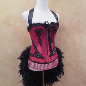 Gothic Vampire Circus Ring Leader Showgirl Dress Moulin Rouge Halloween ...
