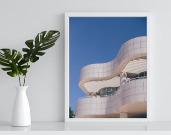 De Getty LA Print, Los Angeles Wall Art, de Getty Museum Architectuur Wall Art, Digitale Download