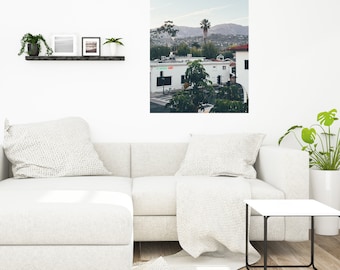 Santa Barbara Print, Santa Barbara Wall Art, Coastal California Wall Art, Téléchargement numérique