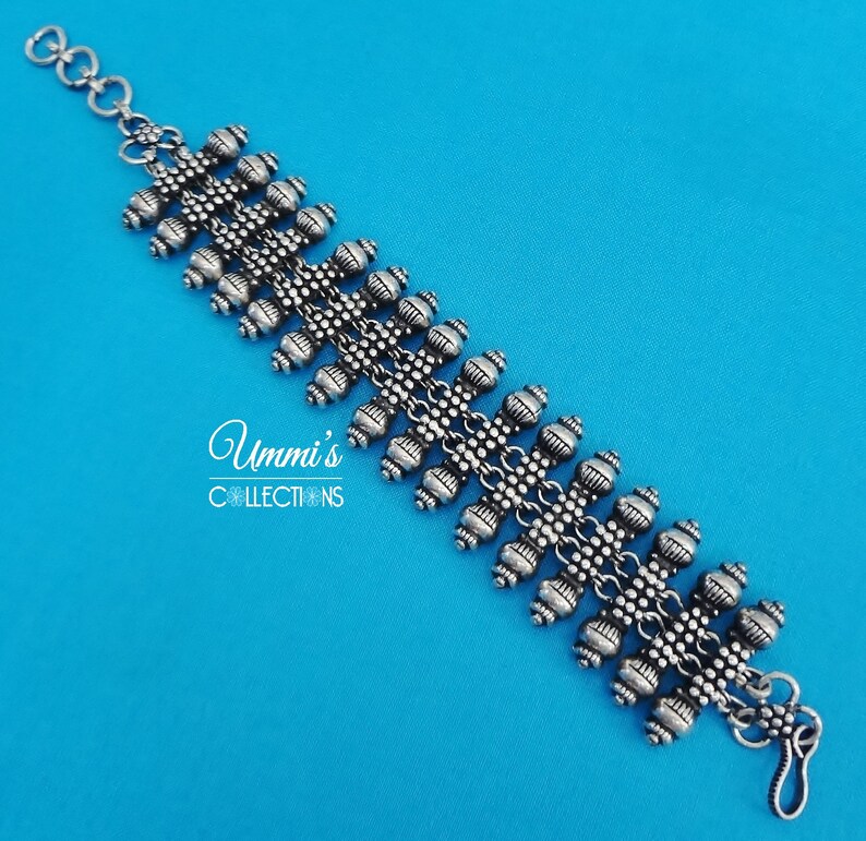 Indian Jewelry Silver Jewelry Oxidized Jewelry Handmade Jewelry Bracelet Jewelry