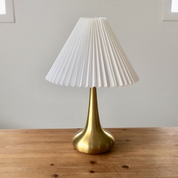 Jo Hammerborg, Orient brass table lamp. Designed in 1963 for Fog and Mørup, Denmark.