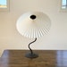 Clip on shade: New Eclipse, pleated lampshade, available in several sizes, for table lamps, floor lamps or wall lights. Danish design. 