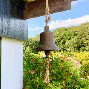 Danish antique bronze bell.