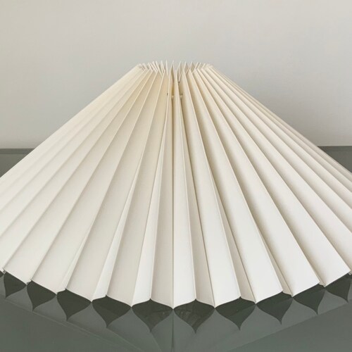 Clip on Shade Champagne Pink Linen Mix Pleated Lampshade Etsy