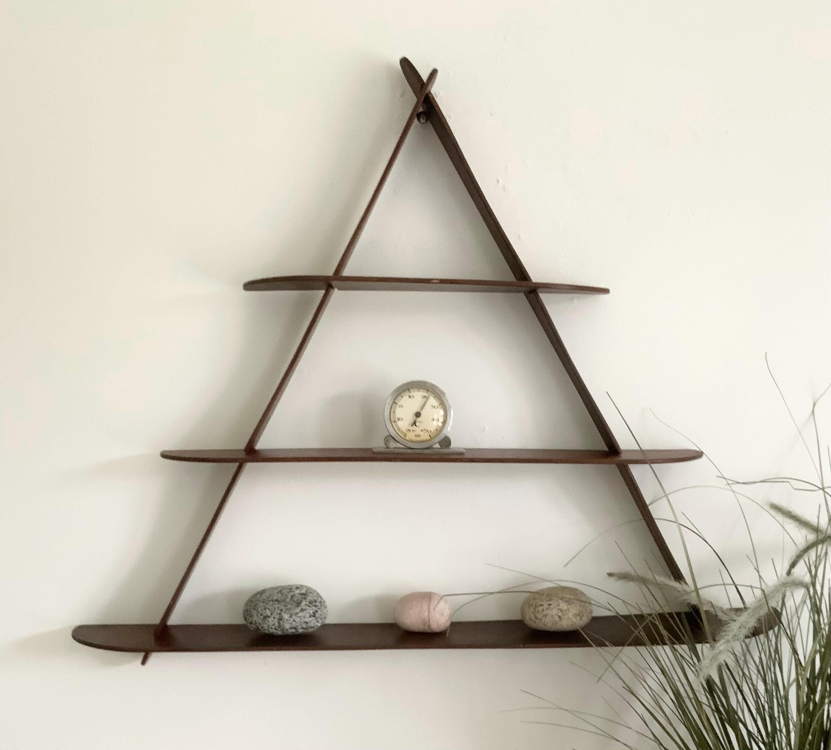 Danish Mid-century Teak Amager / Pyramid Shelf With Interlocking