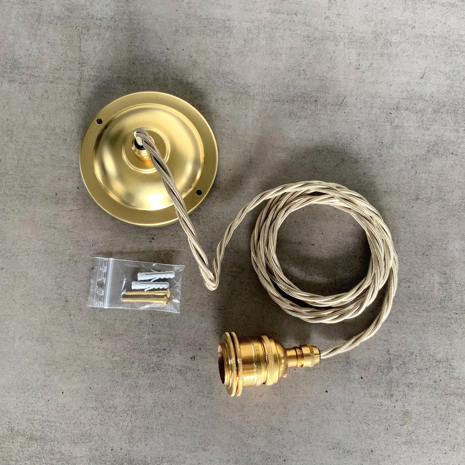 Brass Pendant, E26 Compatible, Fixtures