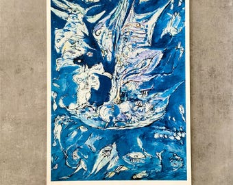 Póster vintage de Carl Henning Pedersen. Arte mural abstracto danés.